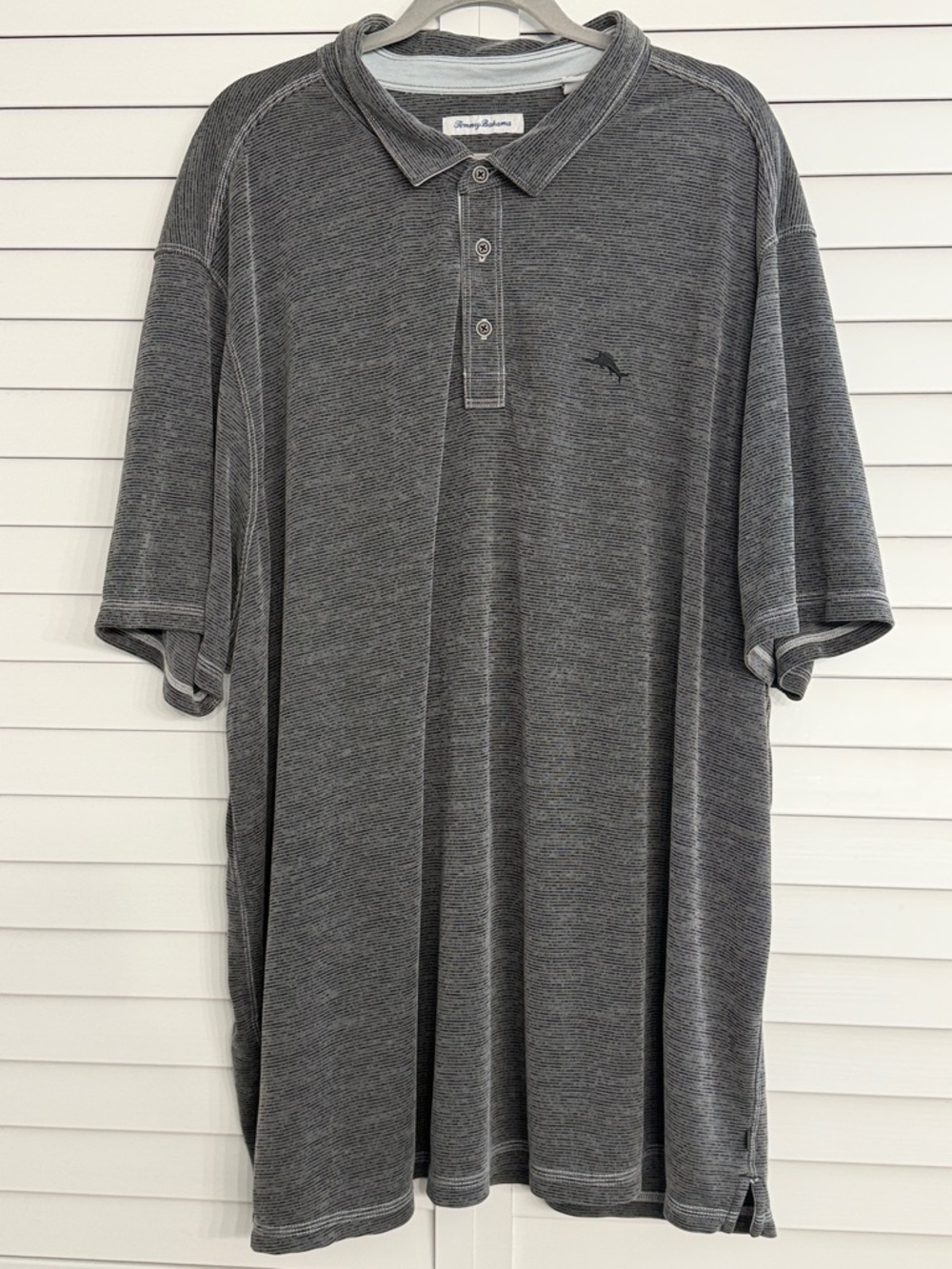 Tommy Bahama Men's Charcoal Heather Polo-3XLB